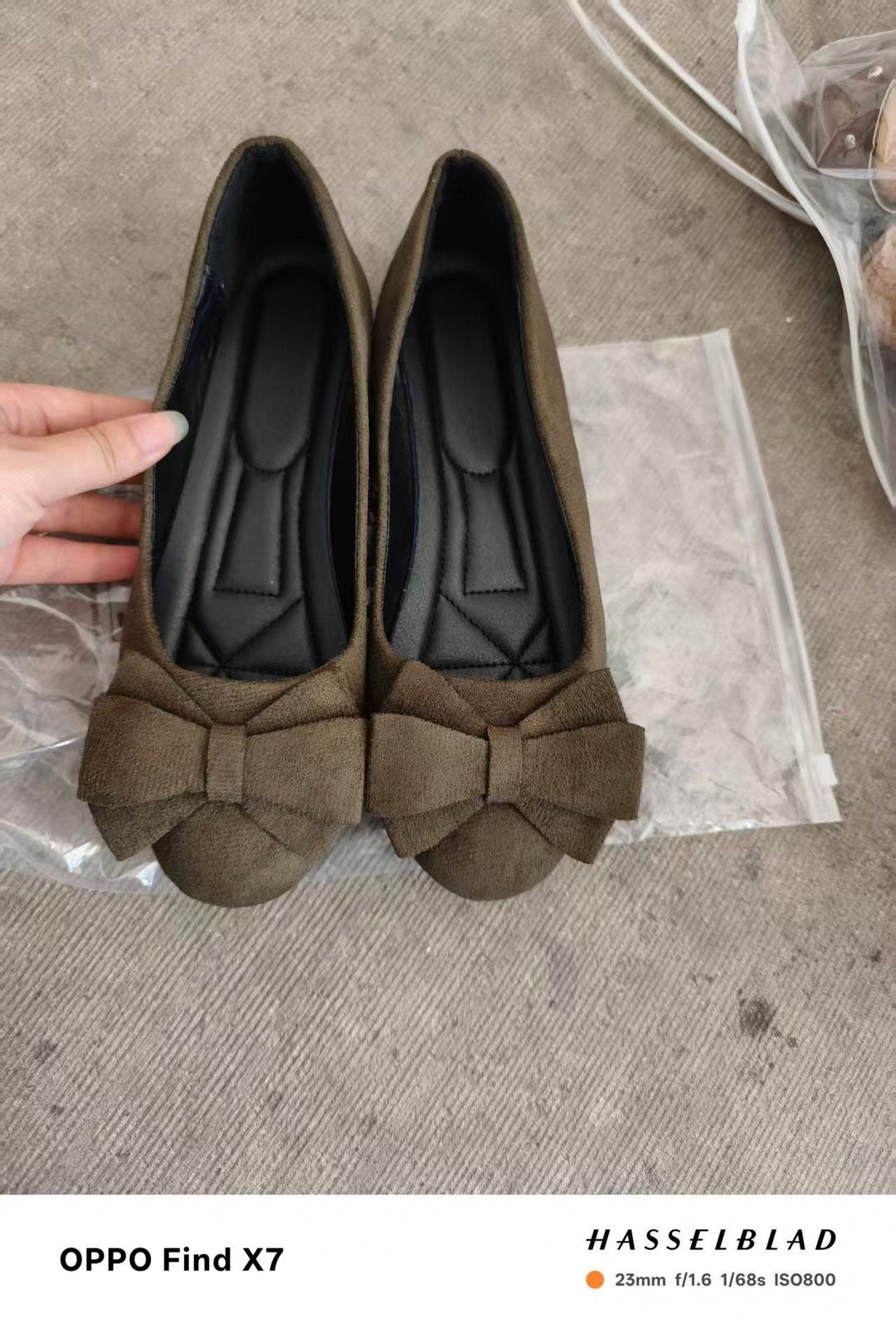 Delilah | Women's Ballet Flats Bow Detail Round Toe Slip-On