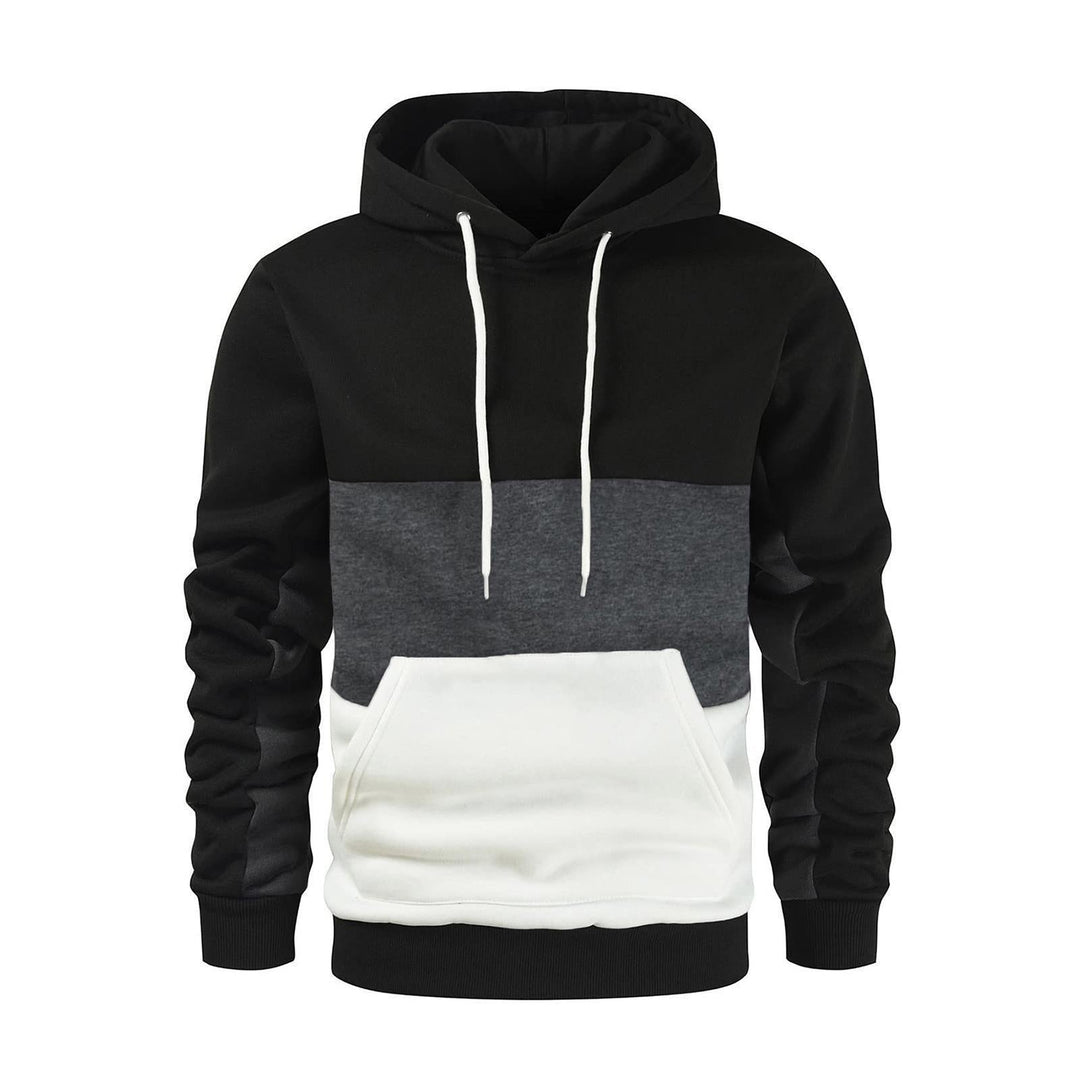 Zinnia | Women's Colour Block Hoodie Drawstring Hood Kangaroo Pocket
