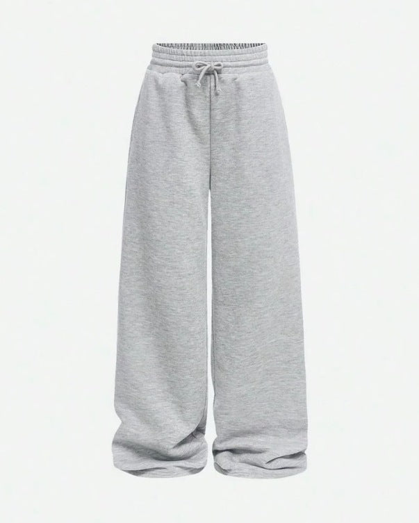 Unisex Nano Locker Loose Lounge Trousers with Elasticated Drawstring, Side Pockets and Straight Leg by Drune