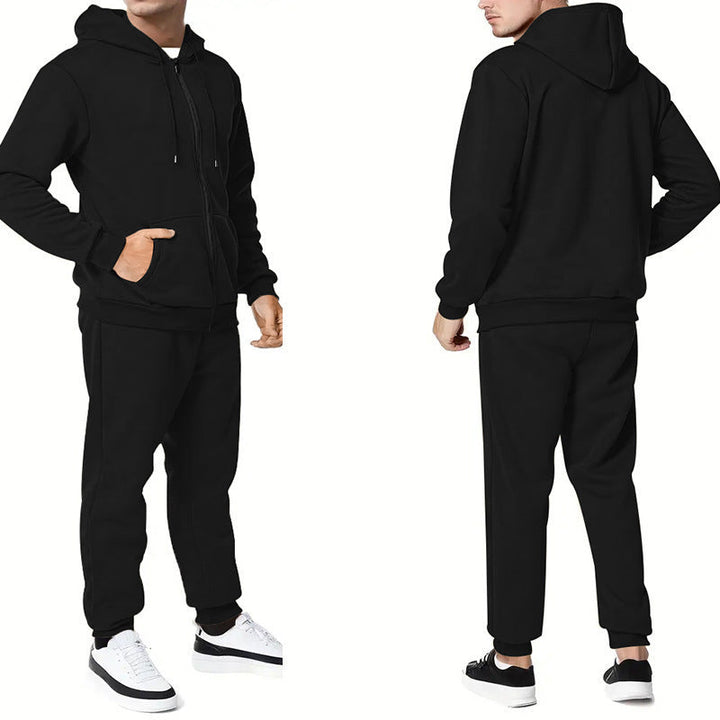 Quentin | Men's French Terry Tracksuit Zip Hoodie Slim Fit Joggers