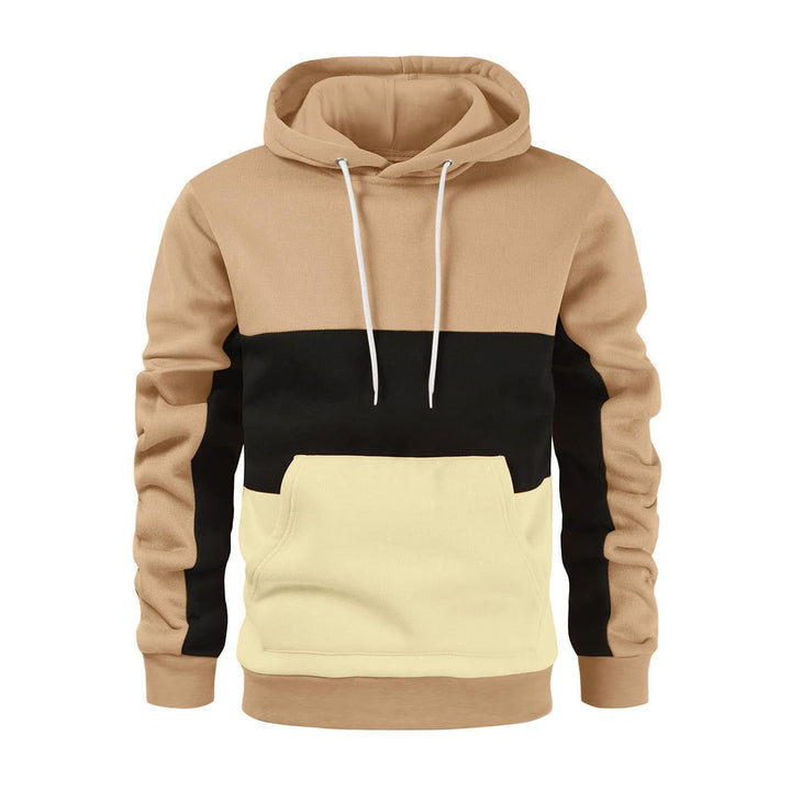 Zinnia | Women's Colour Block Hoodie Drawstring Hood Kangaroo Pocket