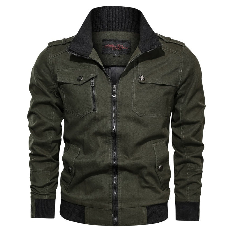 Hadley | Men's Button-Up Jacket Long Sleeve Front Pockets