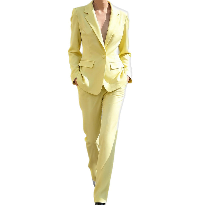 Molly | Women's Single-Breasted Trouser Suit Blazer & Slim Trousers
