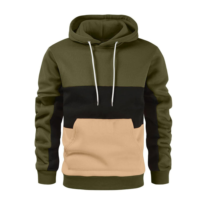 Zinnia | Women's Colour Block Hoodie Drawstring Hood Kangaroo Pocket