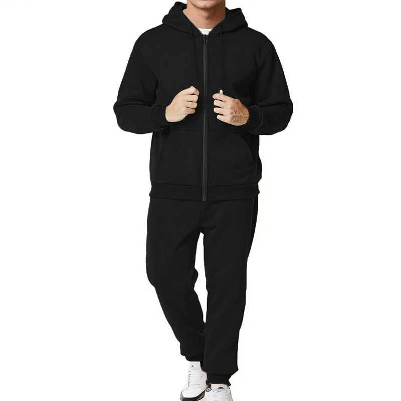 Quentin | Men's French Terry Tracksuit Zip Hoodie Slim Fit Joggers
