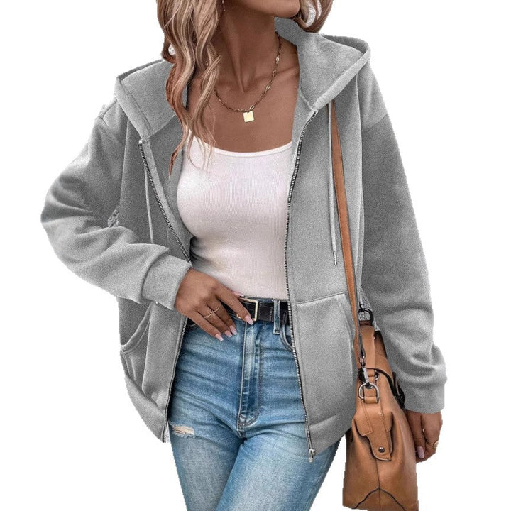 Lavinia | Women's Hooded Fleece Jacket Front Pockets Full Zip
