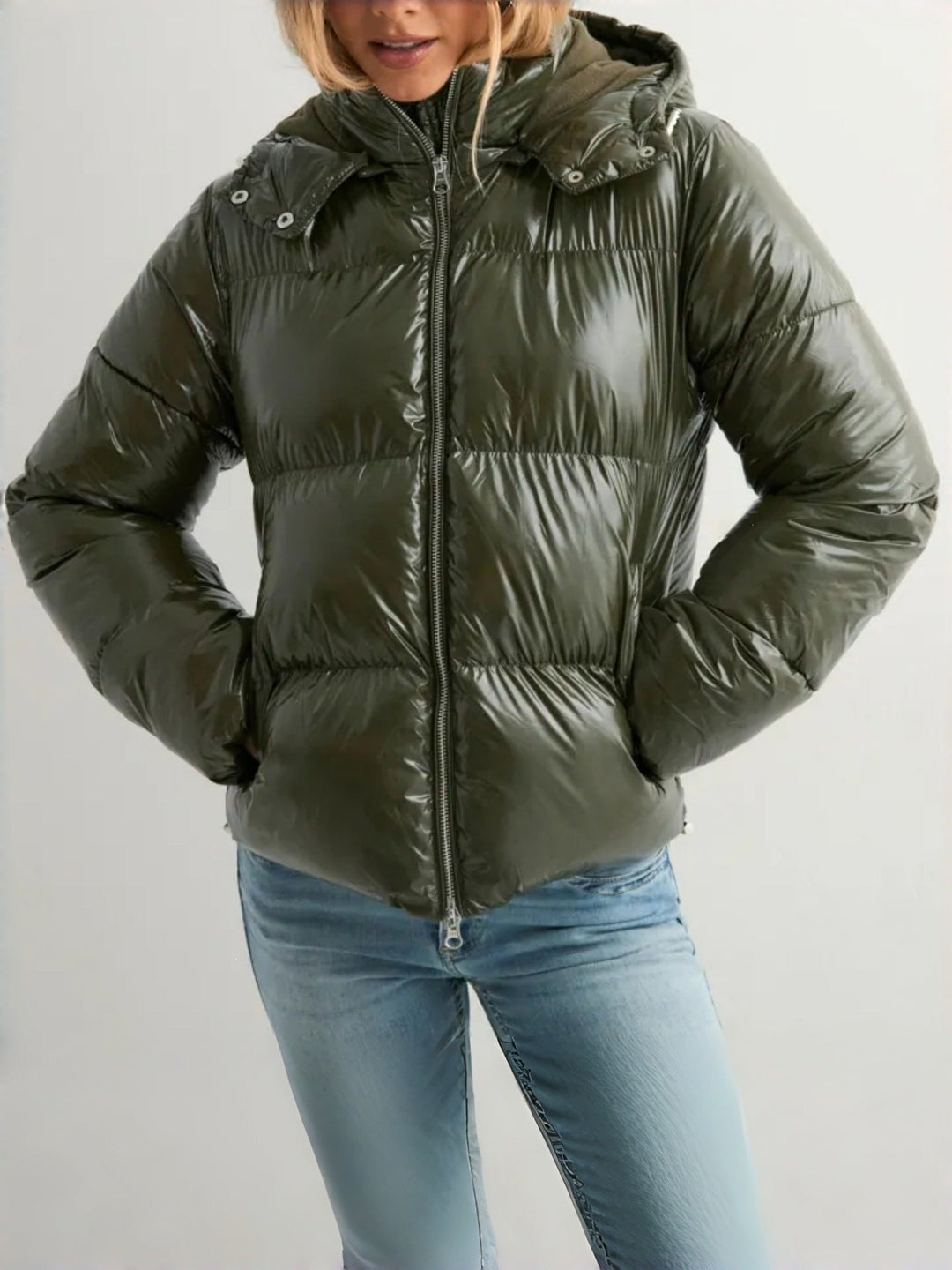 Araminta | Women's Down Puffer Jacket Padded Quilted Thermal