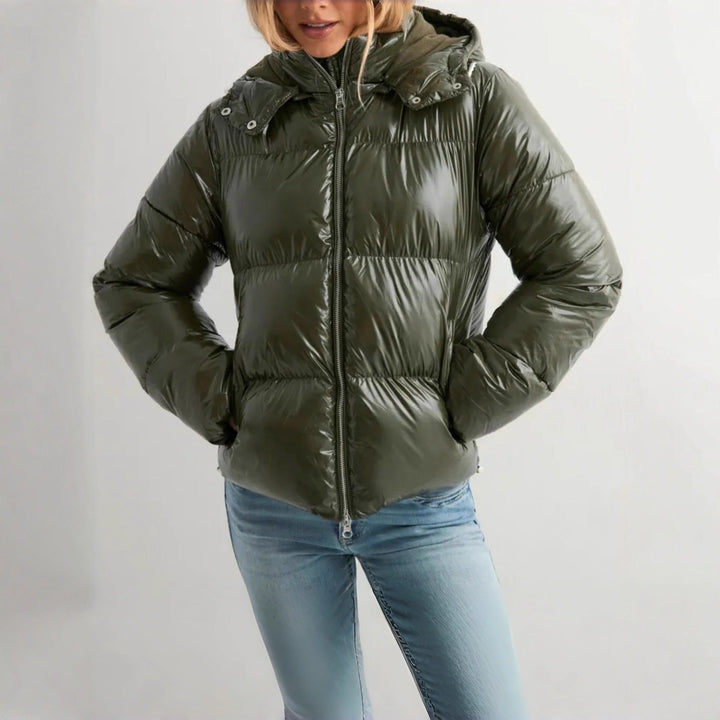 Araminta | Women's Down Puffer Jacket Padded Quilted Thermal