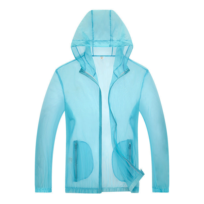 Jamie | Men's Ultralight Waterproof Rain Jacket Hood Reflective Details