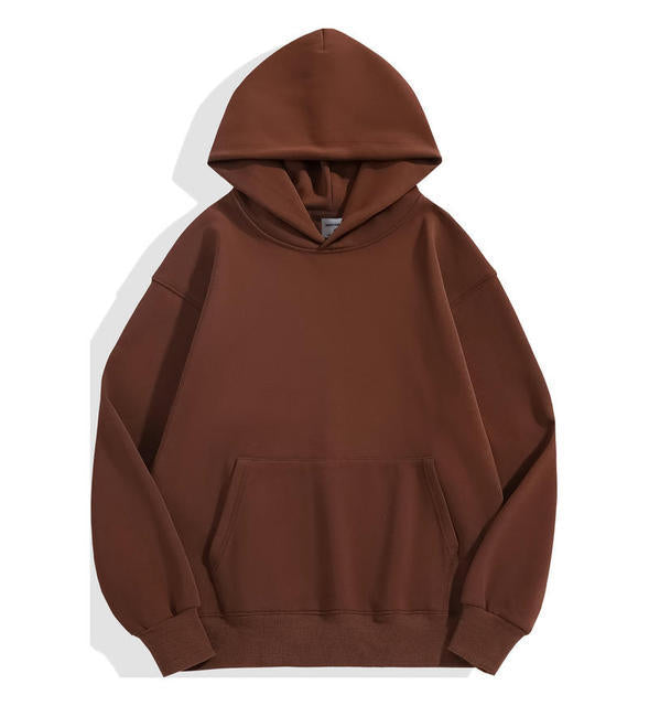 Noelle | Women's Fleece-Lined Hoodie Kangaroo Pocket Ribbed Cuffs