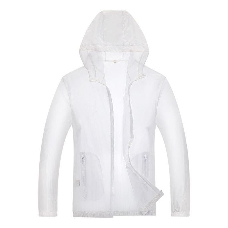 Jamie | Men's Ultralight Waterproof Rain Jacket Hood Reflective Details