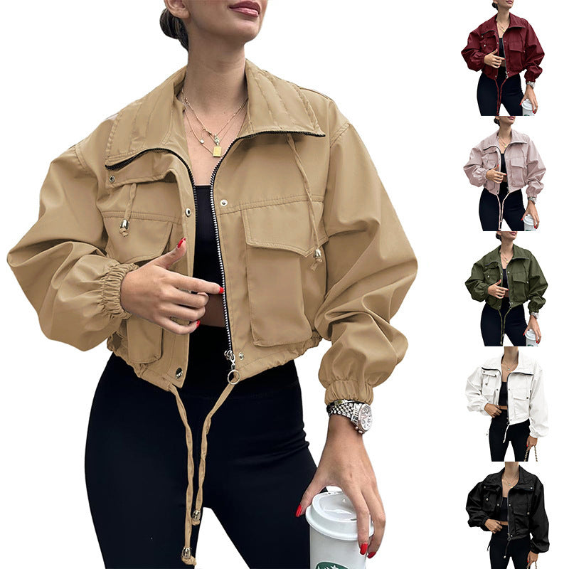 Dorothea | Women's Cropped Jacket Lightweight Full Zip