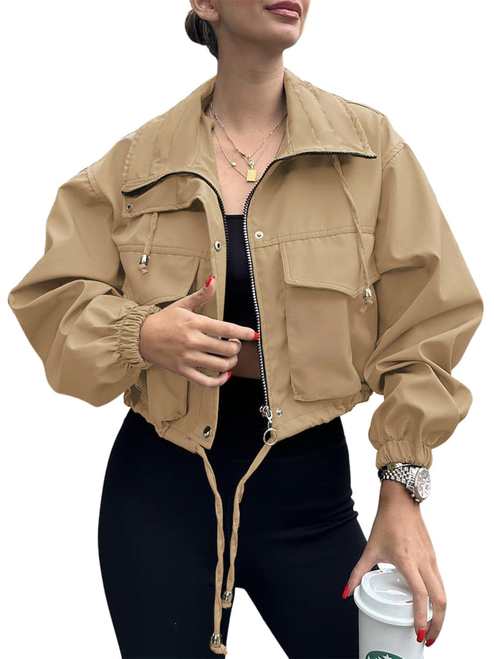 Dorothea | Women's Cropped Jacket Lightweight Full Zip
