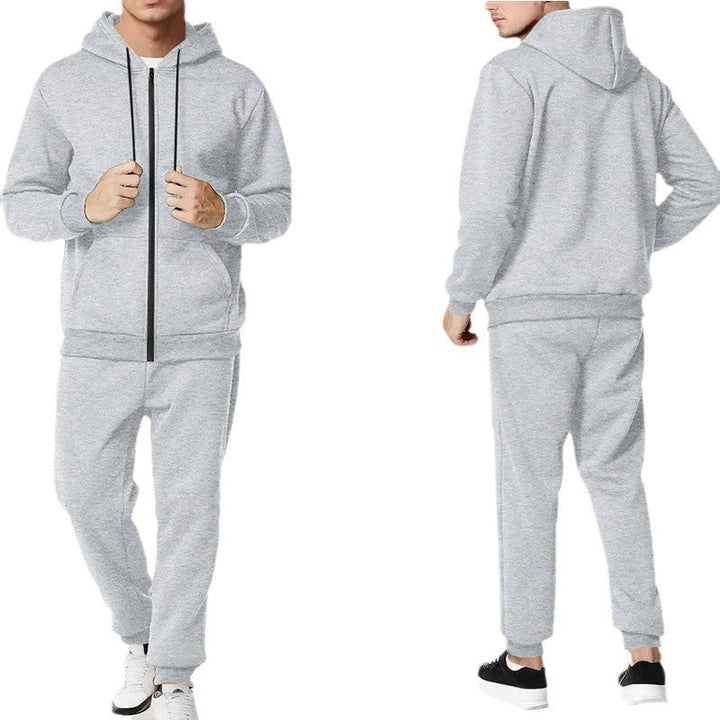 Quentin | Men's French Terry Tracksuit Zip Hoodie Slim Fit Joggers