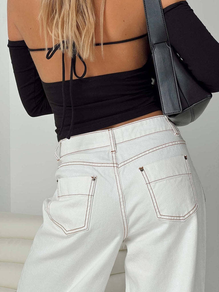 Mirelisse Relaxed Wide Leg Jeans