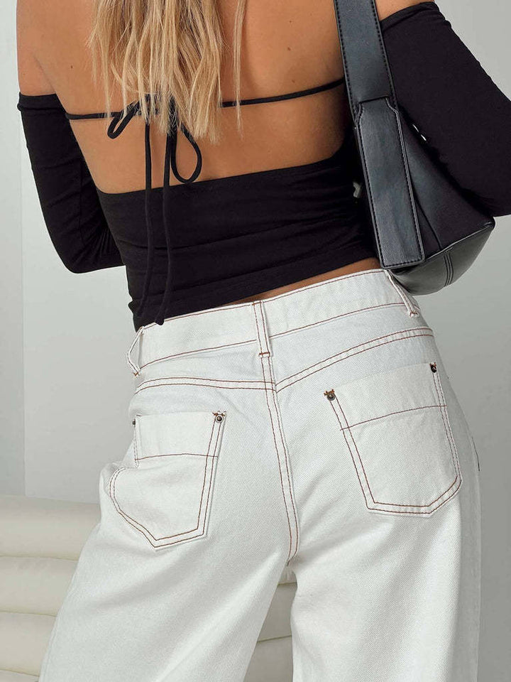 Mirelisse Relaxed Wide Leg Jeans