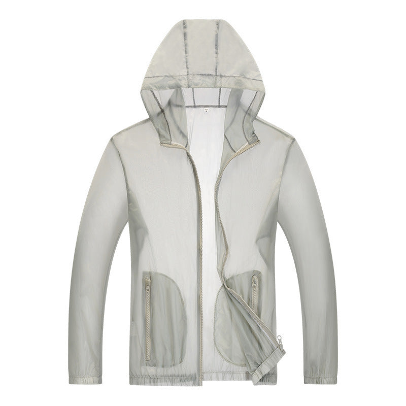 Jamie | Men's Ultralight Waterproof Rain Jacket Hood Reflective Details