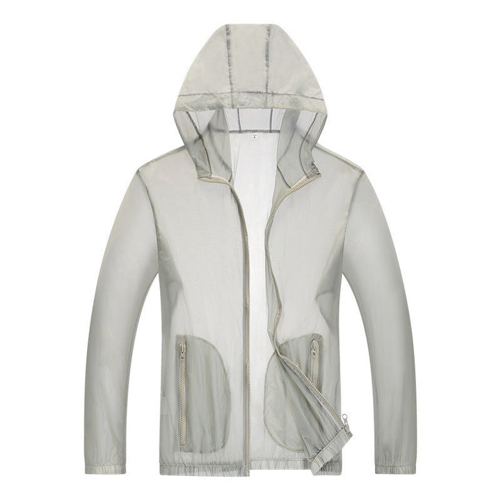 Jamie | Men's Ultralight Waterproof Rain Jacket Hood Reflective Details