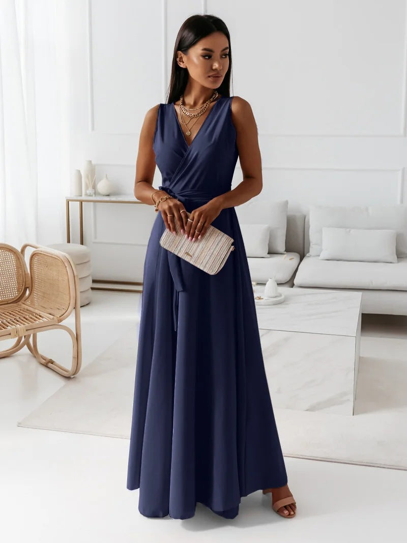 Hailey Wrap Maxi Dress