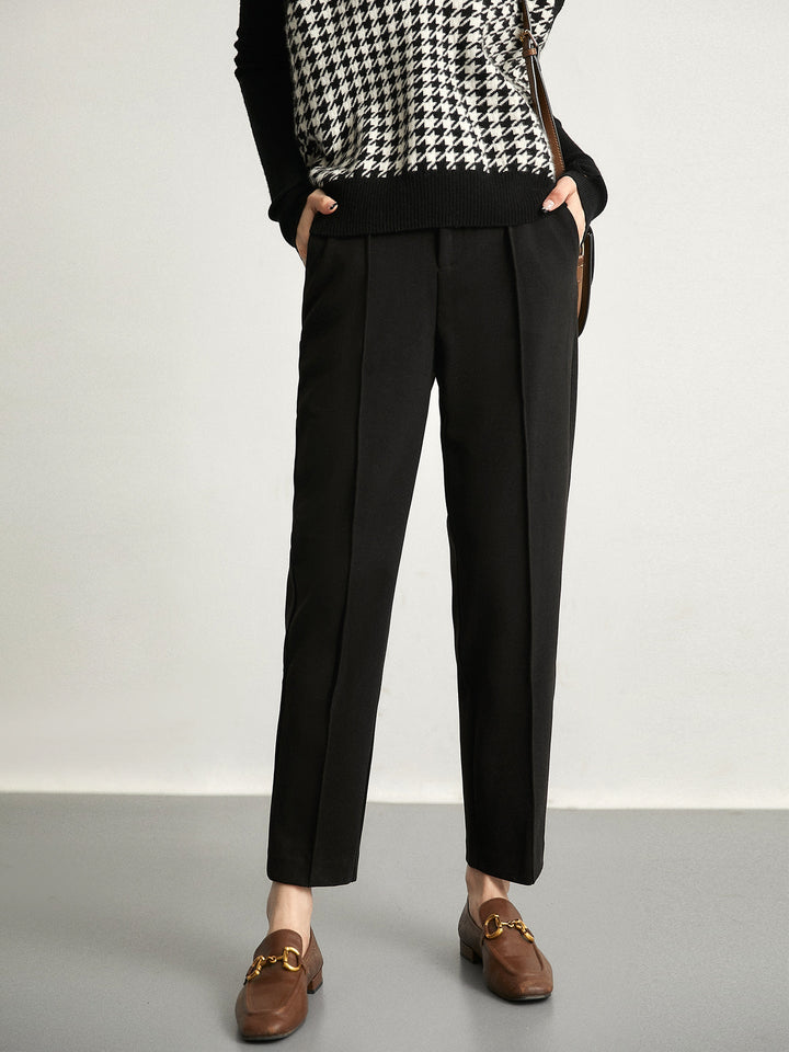 Linnea Wool Touch Tapered Trousers