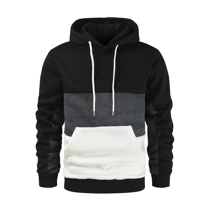 Zinnia | Women's Colour Block Hoodie Drawstring Hood Kangaroo Pocket