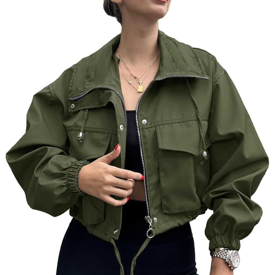 Dorothea | Women's Cropped Jacket Lightweight Full Zip