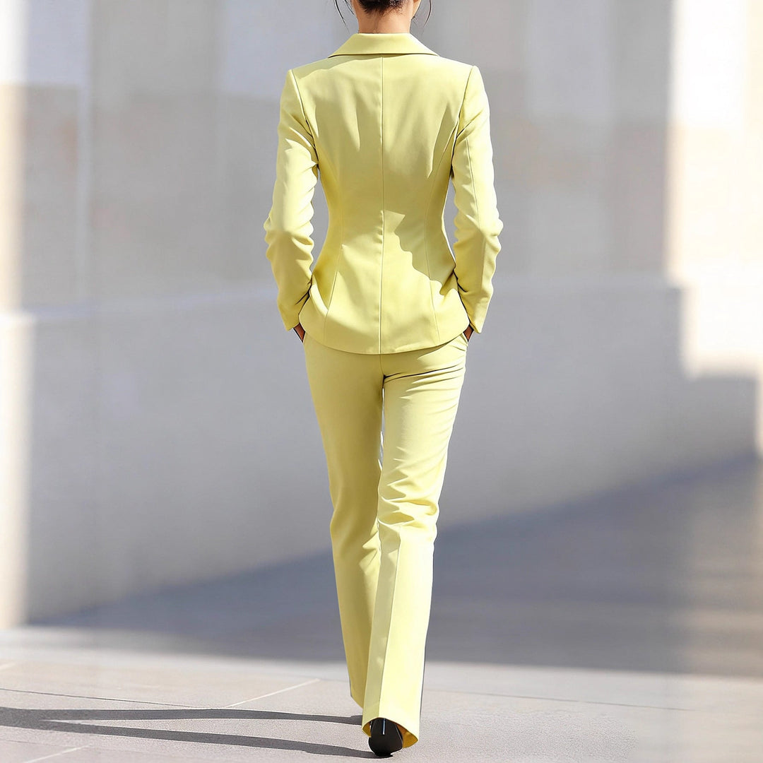 Molly | Women's Single-Breasted Trouser Suit Blazer & Slim Trousers