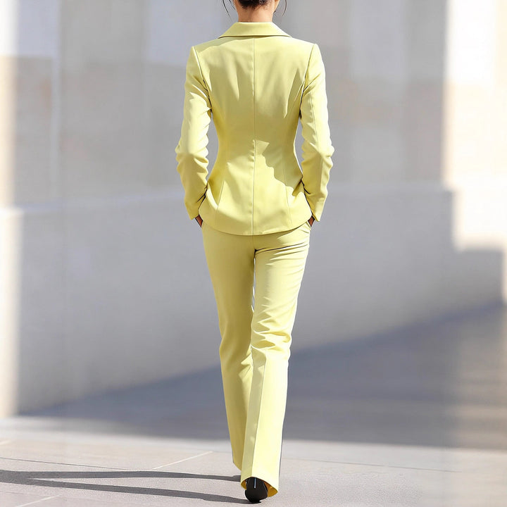 Molly | Women's Single-Breasted Trouser Suit Blazer & Slim Trousers