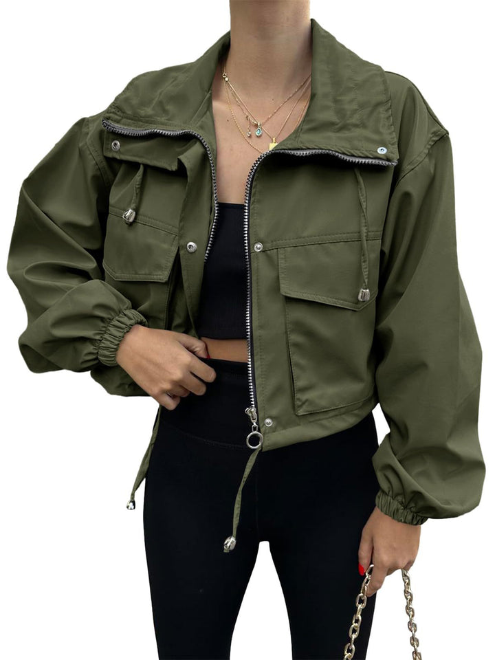 Dorothea | Women's Cropped Jacket Lightweight Full Zip