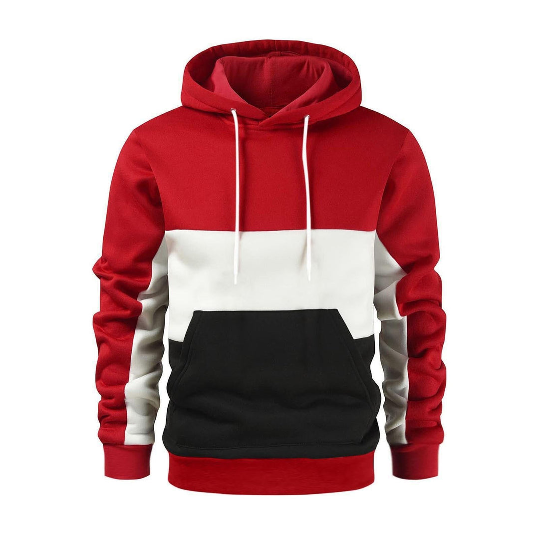 Zinnia | Women's Colour Block Hoodie Drawstring Hood Kangaroo Pocket