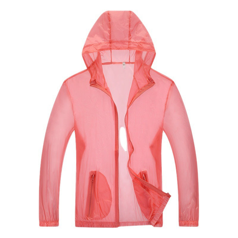 Jamie | Men's Ultralight Waterproof Rain Jacket Hood Reflective Details