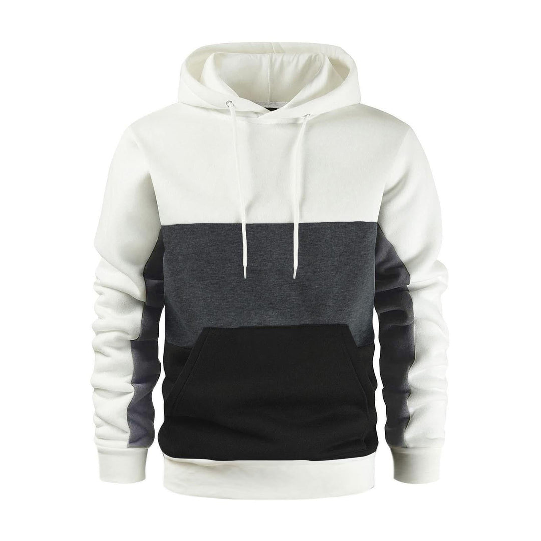 Zinnia | Women's Colour Block Hoodie Drawstring Hood Kangaroo Pocket