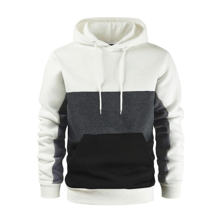 Zinnia | Women's Colour Block Hoodie Drawstring Hood Kangaroo Pocket