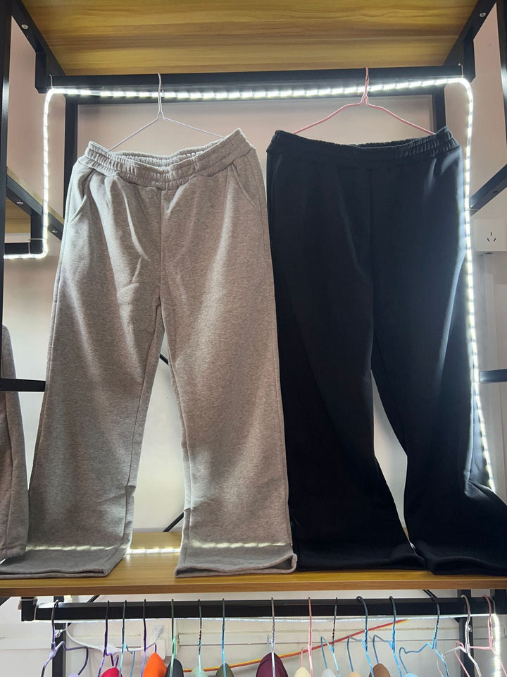 Unisex Nano Locker Loose Lounge Trousers with Elasticated Drawstring, Side Pockets and Straight Leg by Drune