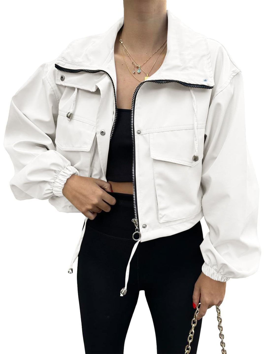 Dorothea | Women's Cropped Jacket Lightweight Full Zip