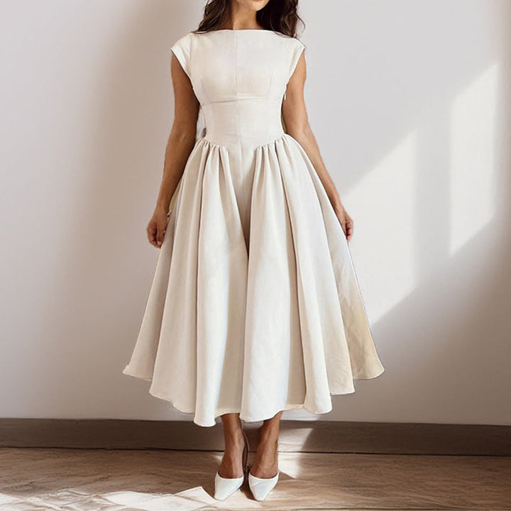 Elara Elegant Midi Dress for Women