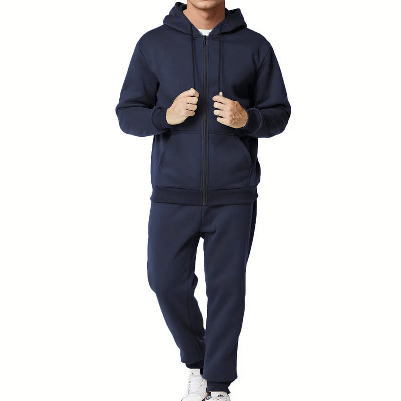 Quentin | Men's French Terry Tracksuit Zip Hoodie Slim Fit Joggers