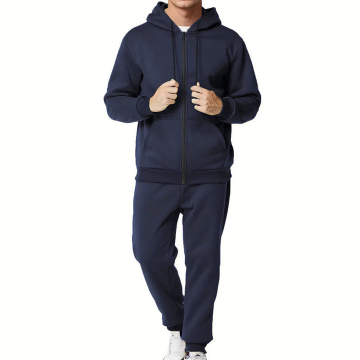 Quentin | Men's French Terry Tracksuit Zip Hoodie Slim Fit Joggers