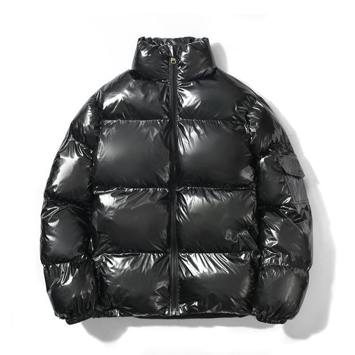 Everett | Men's Oversized Quilted Puffer Jacket Funnel Neck