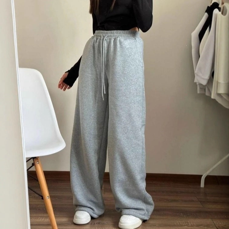 Unisex Nano Locker Loose Lounge Trousers with Elasticated Drawstring, Side Pockets and Straight Leg by Drune