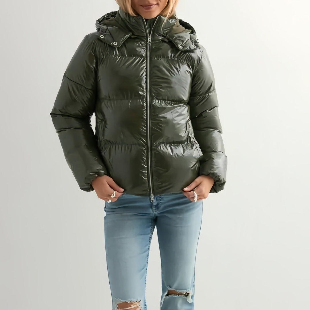 Araminta | Women's Down Puffer Jacket Padded Quilted Thermal
