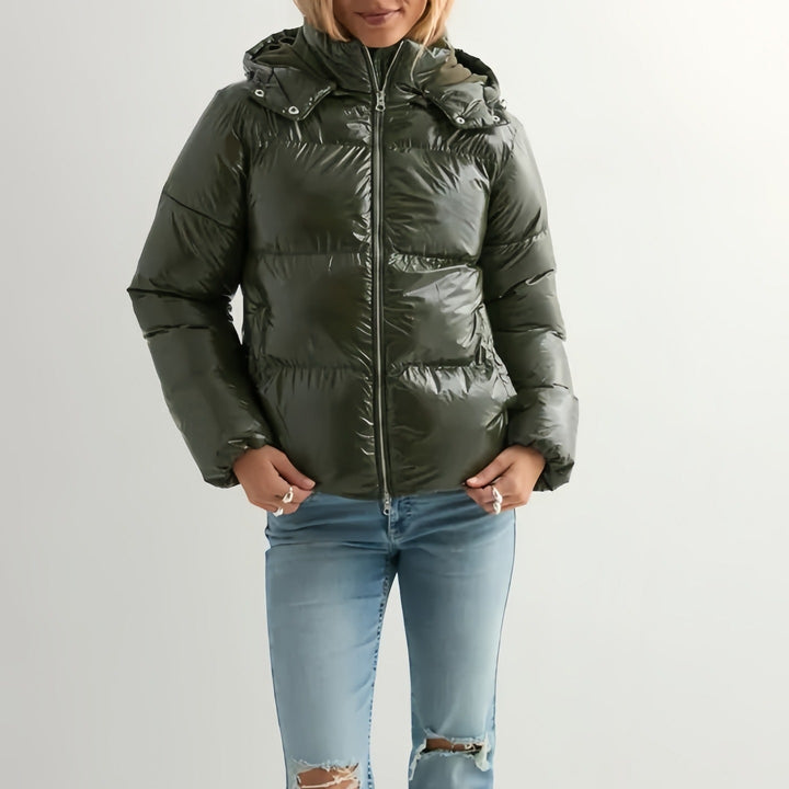 Araminta | Women's Down Puffer Jacket Padded Quilted Thermal