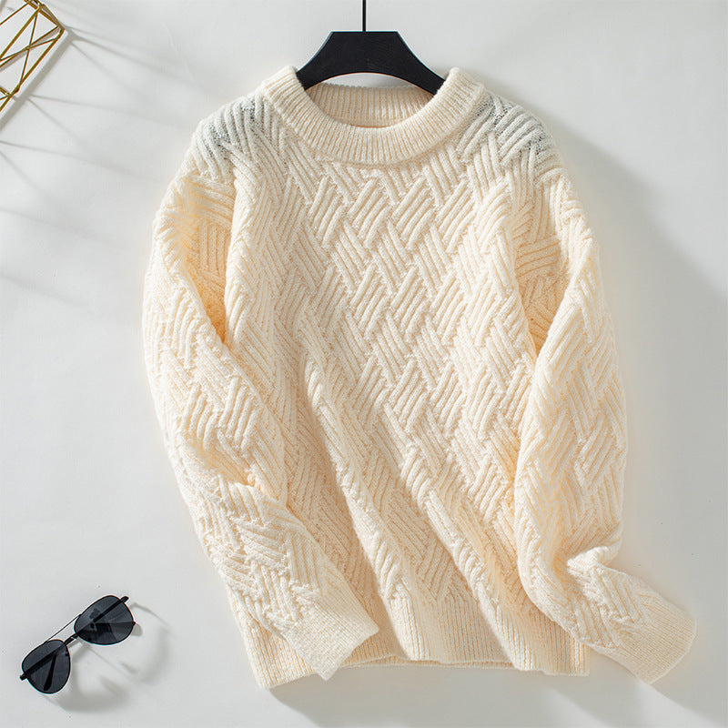 Gwen | Women's Textured Knitted Jumper Casual Fit Soft Knit
