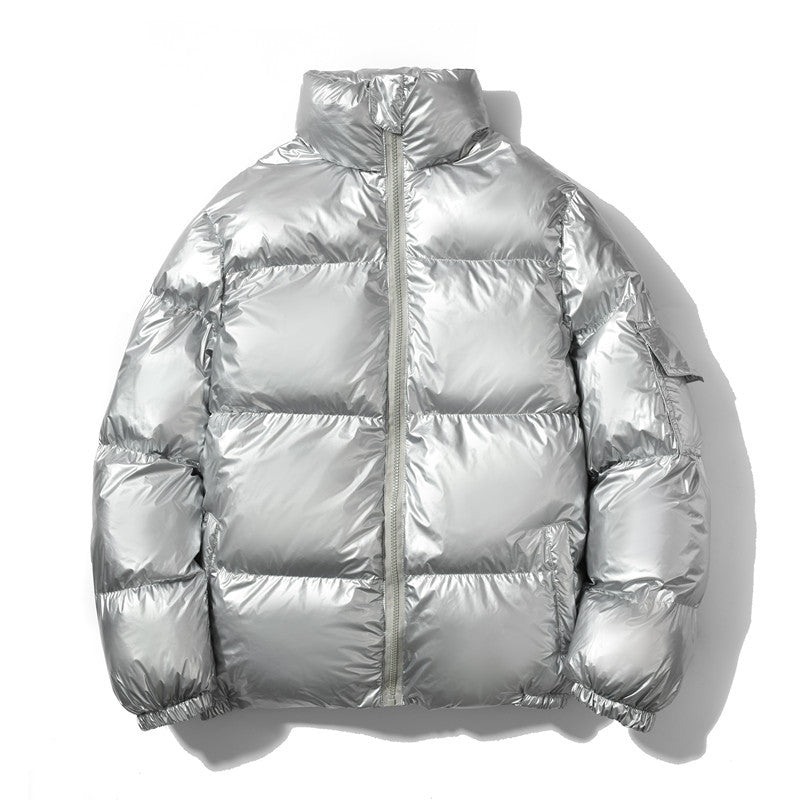 Everett | Men's Oversized Quilted Puffer Jacket Funnel Neck