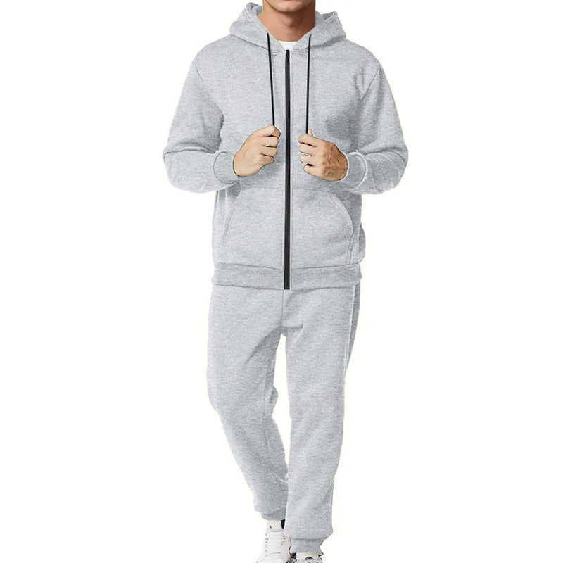 Quentin | Men's French Terry Tracksuit Zip Hoodie Slim Fit Joggers