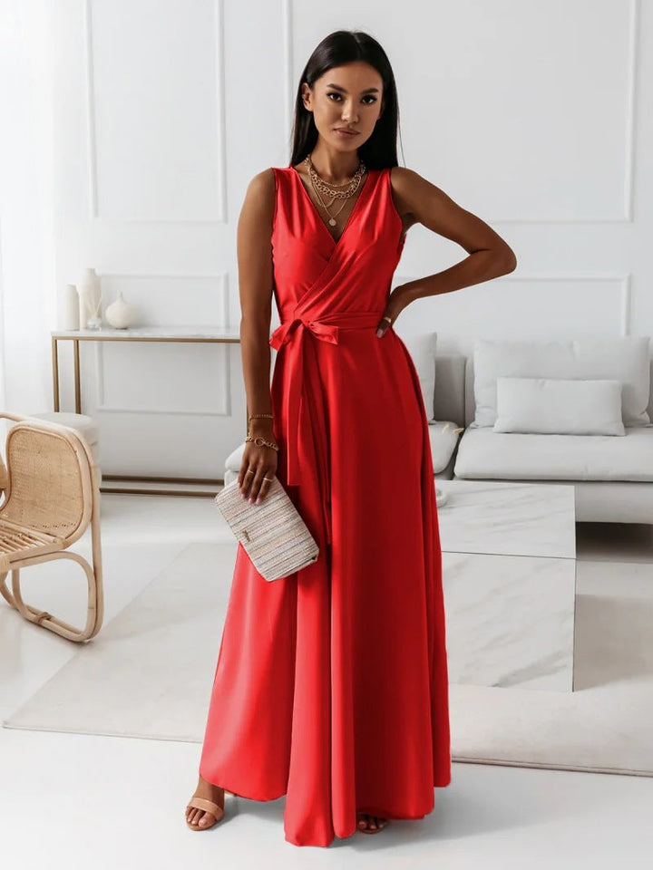 Hailey Wrap Maxi Dress