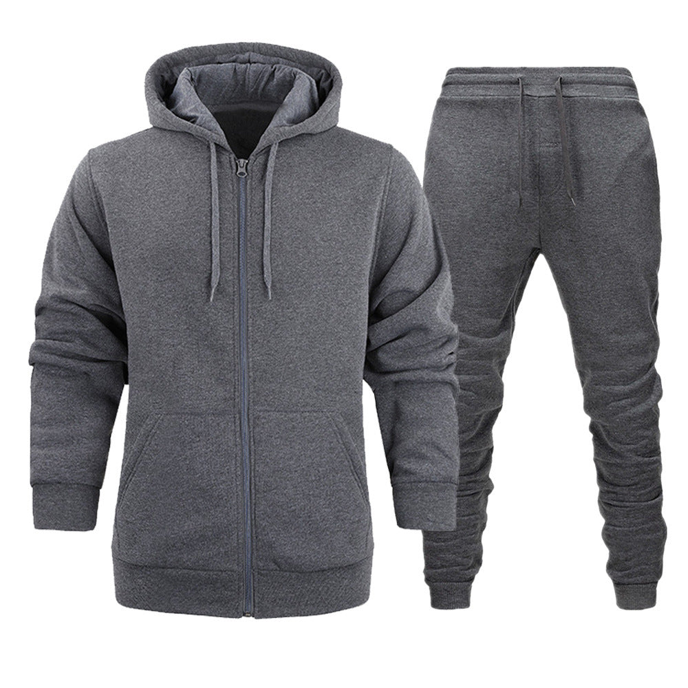 Lachlan | Men's Tracksuit Set Zip Hoodie Joggers Zipped Pockets