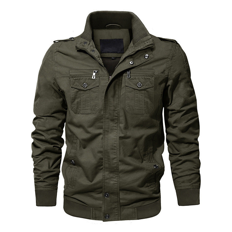 Hadley | Men's Button-Up Jacket Long Sleeve Front Pockets