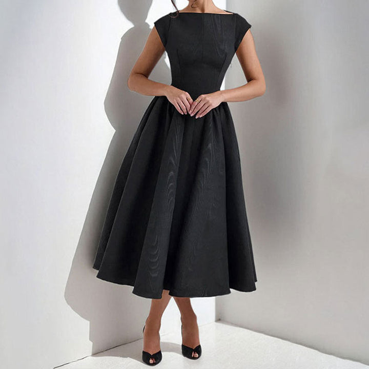 Elara Elegant Midi Dress for Women