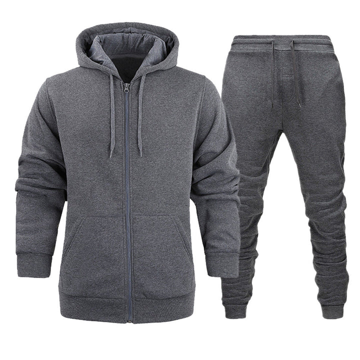 Lachlan | Men's Tracksuit Set Zip Hoodie Joggers Zipped Pockets